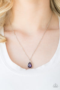 Classy Classicist- Purple Necklace