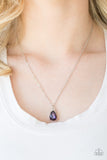 Classy Classicist- Purple Necklace