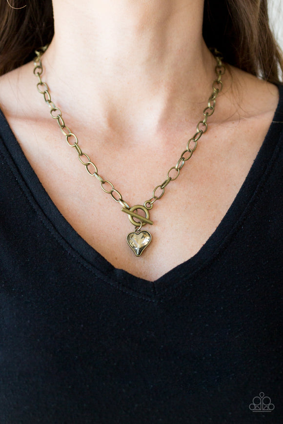 Princeton Princess- Brass Necklace