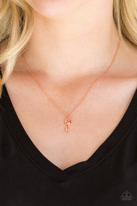 Very Low Key- Copper Necklace