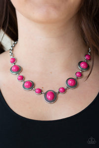 Voyager Vibes- Pink Necklace