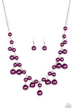 Soon To Be Mrs.- Purple Necklace