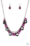 Hurricane Season- Purple Necklace