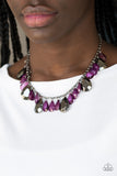 Hurricane Season- Purple Necklace