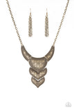 Texas Temptress-Brass Necklace