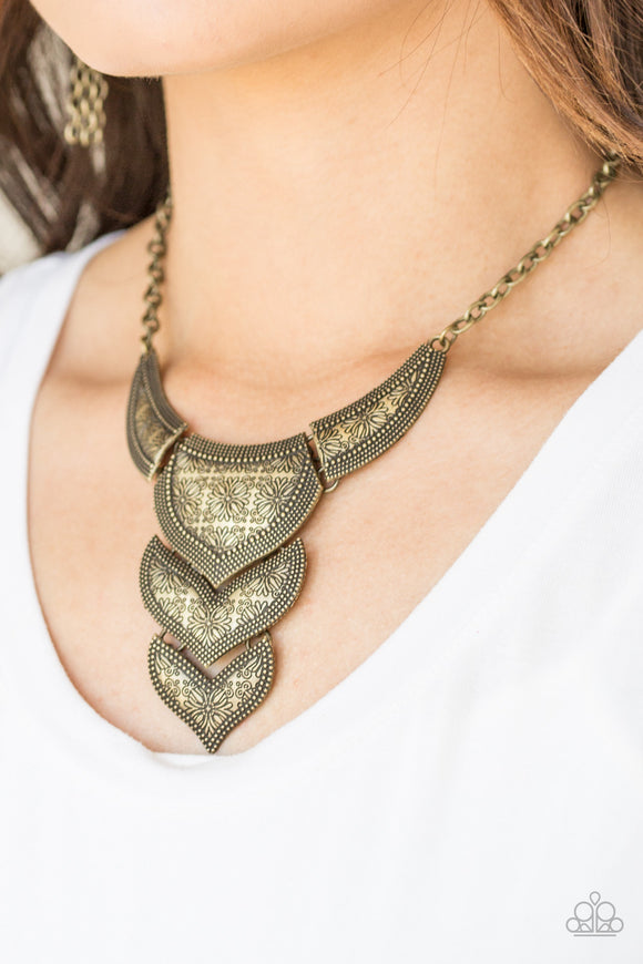 Texas Temptress-Brass Necklace