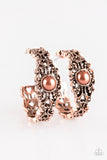 Exquisite Expense- Copper Hoop Earring