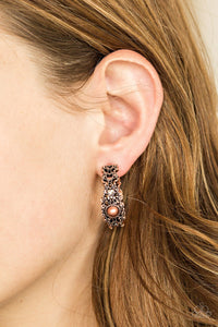 Exquisite Expense- Copper Hoop Earring