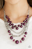 Rockin' Rockette-Purple Necklace