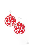 Cosmic Paradise - Red Earring