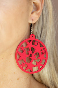 Cosmic Paradise - Red Earring