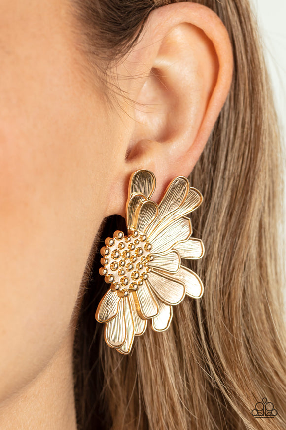 Farmstead Meadow - Gold Earring