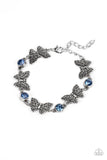 Has a WING to It - Blue Bracelet