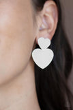 Heart-Racing Refinement - Silver Earring