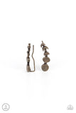 Its Just a Phase - Brass Earring