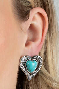 Rustic Romance - Blue Earring