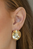 Movie Star Sparkle- Gold Post Earring