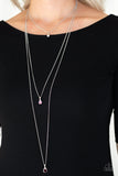 Crystal Chic- Purple Necklace