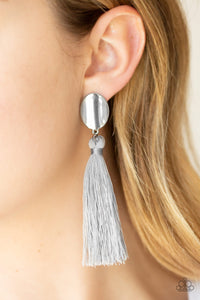 Va Va PLUME- Silver Post Earring