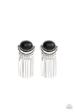 Monsoon Season- Black Post Earring