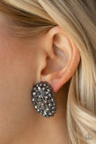 Daring Dazzle- Black Post Earring