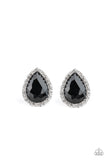 Dare To Shine- Black Post Earring