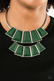 Lions, TIGRESS and Bears- Green Necklace