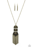 Tassel Tycoon- Brass Necklace