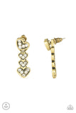 Heartthrob Twinkle- Brass Earring