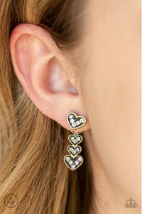 Heartthrob Twinkle- Brass Earring