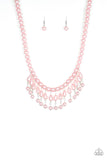 Miss Majestic- Pink Necklace