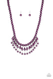 Miss Majestic- Purple Necklace