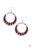 Ka-POW Dazzle- Red Earring