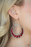 Ka-POW Dazzle- Red Earring