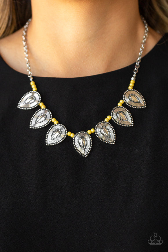 Terra Trailblazer- Yellow Necklace