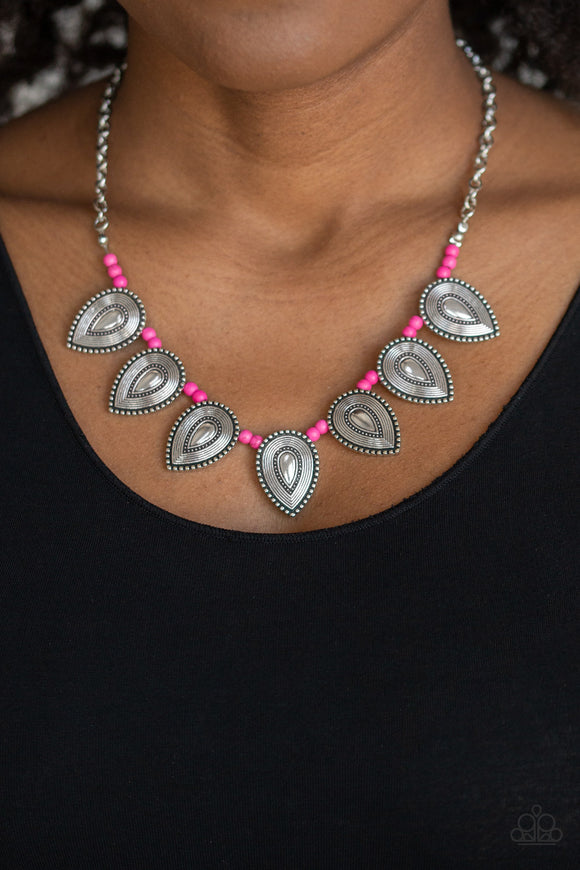 Terra Trailblazer- Pink Necklace