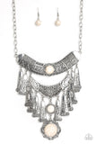 Sahara Royal- White Necklace