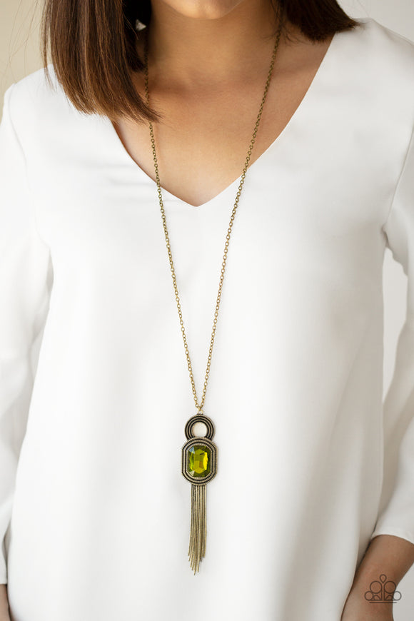 A Good TALISMAN Is Hard To Find- Green Necklace