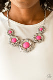 Santa Fe Hills- Pink Necklace