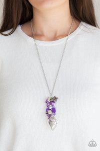 Beach Buzz- Purple Necklace