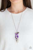 Beach Buzz- Purple Necklace