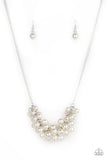 Grandiose Glimmer- White Necklace