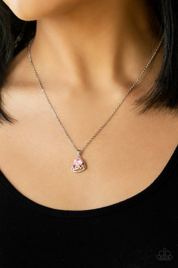 Turn on The Charm- Pink Necklace