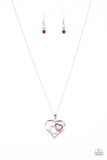 Cupid Charm- Red Necklace