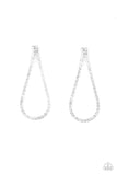 Diamond Drops- White Post Earring