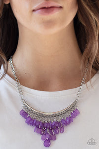 Rio Rainfall- Purple Necklace