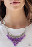 Rio Rainfall- Purple Necklace