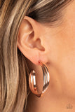 Curvy Charmer - Rose Gold Earring