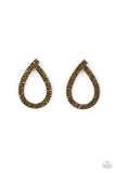 Diva Dust - Brass Earring