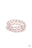 Eiffel Tower Tryst - Pink Bracelet